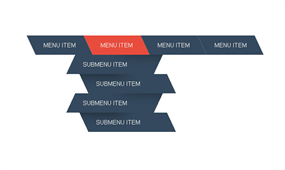 CSS3实现错综复杂导航菜单